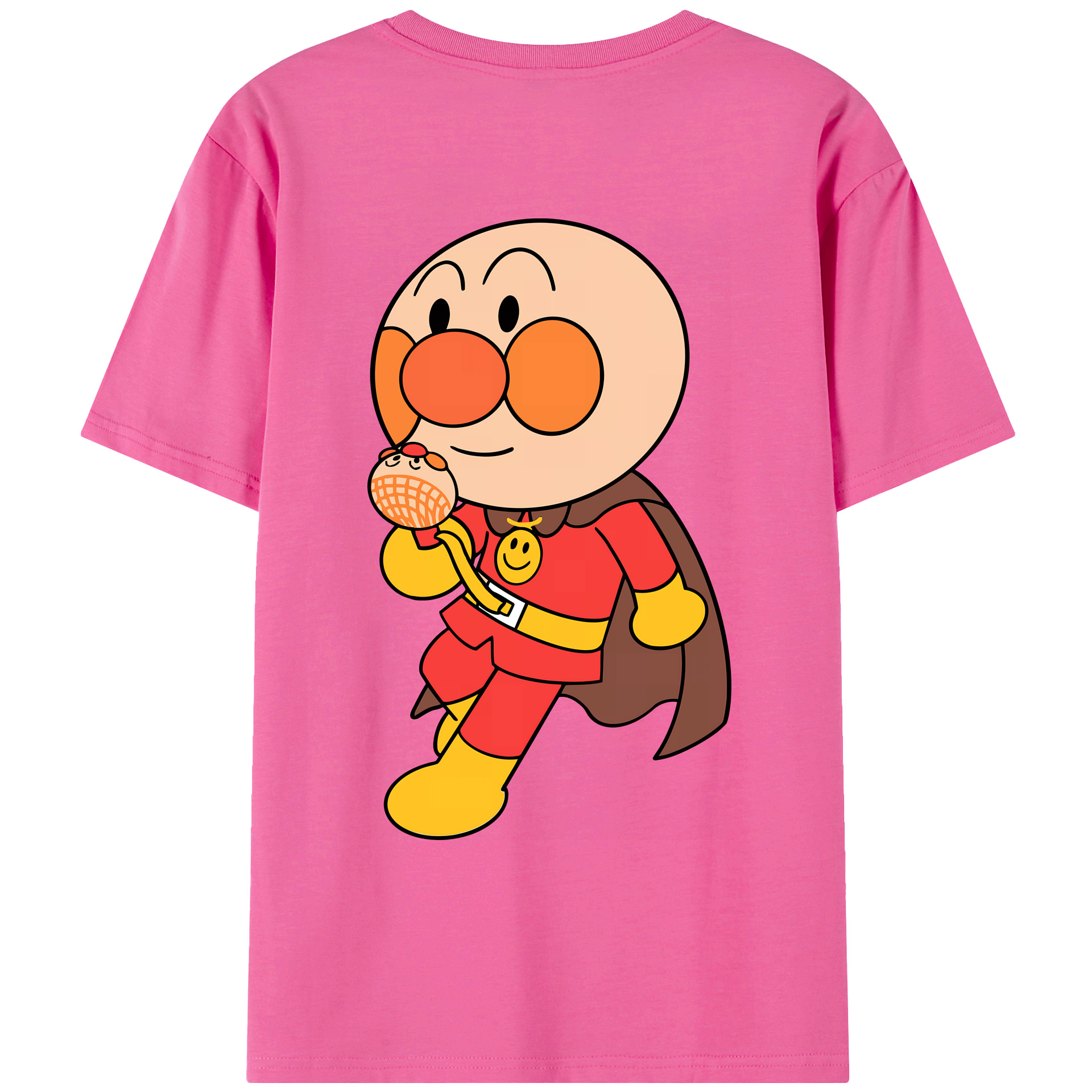 （画像用） アンパンマン Anpanman レディース半袖Tシャツ(バックプリント)